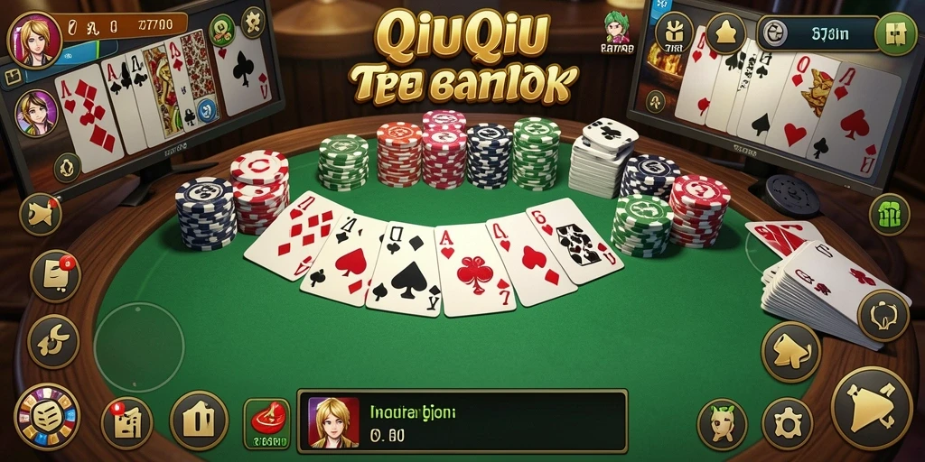 Tampilan gameplay QiuQiu yang seru di 77RP.