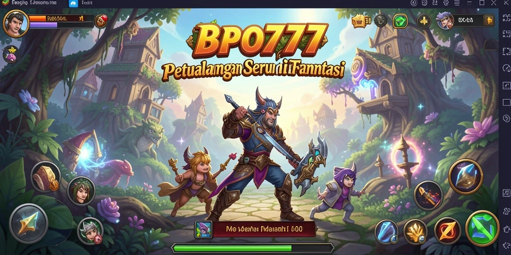 Tampilan gameplay BPO777 yang penuh aksi dan eksplorasi menakjubkan.