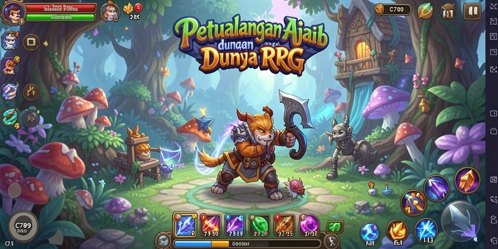 Tampilan gameplay RPG C789 yang menakjubkan dan mendebarkan.