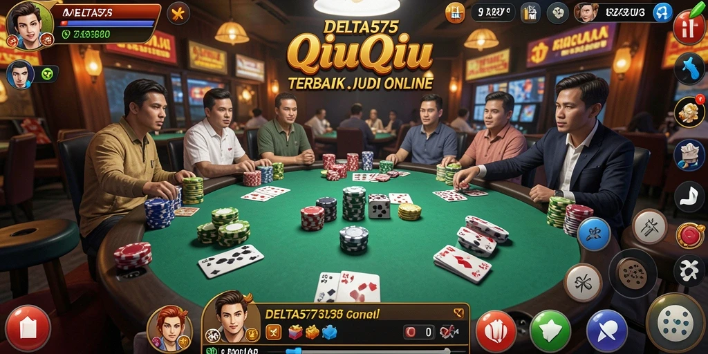 Tampilan gameplay seru game QiuQiu DELTA575.