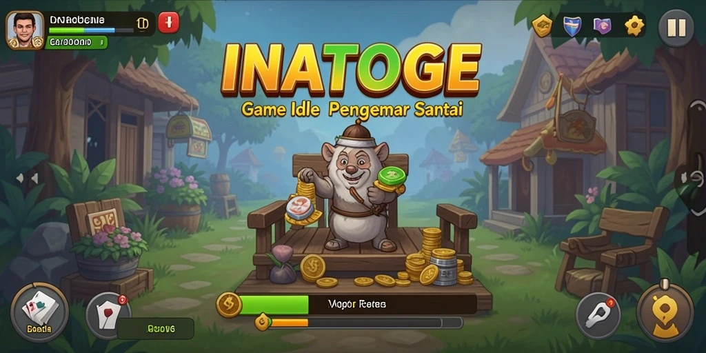 Tampilan gameplay INATOGEL yang santai dan mengasyikkan.