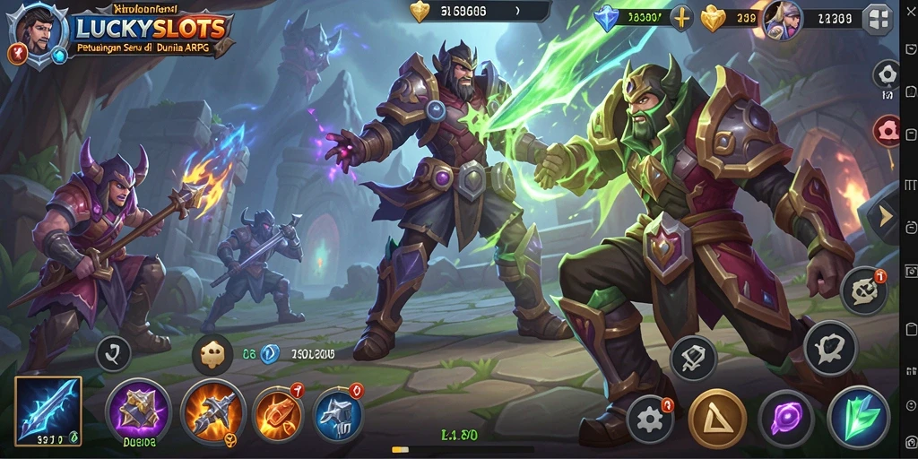 Menampilkan aksi seru dalam gameplay ARPG yang memukau.