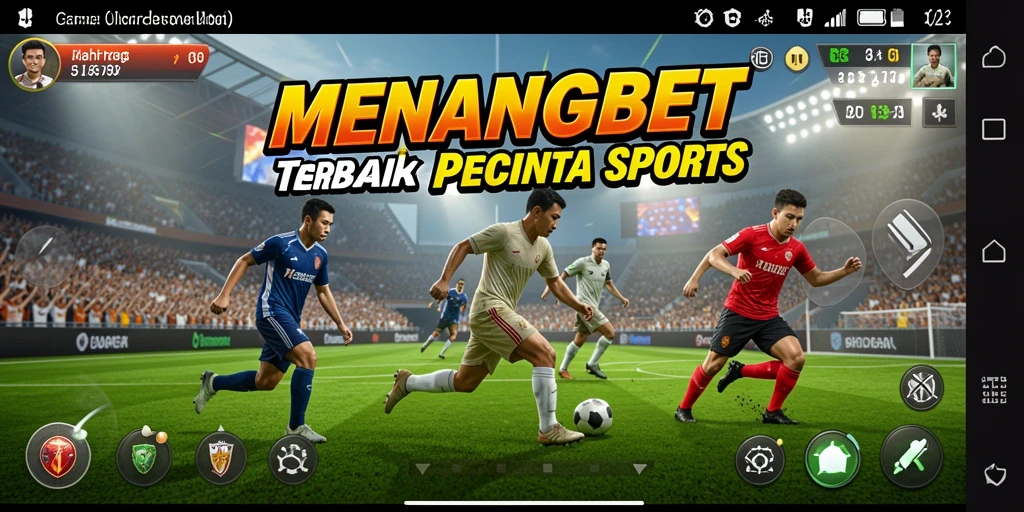 Tampilan permainan menarik dalam MENANGBET saat bertaruh olahraga.