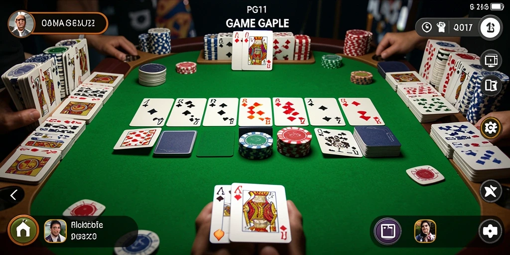 Tampilan gameplay Gaple yang seru di PG11.