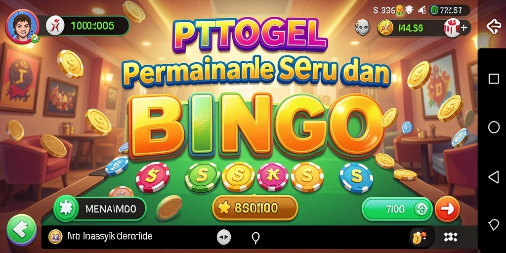 Tampilan gameplay menarik dari PTTOGEL yang penuh warna.