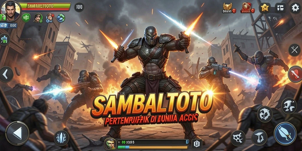 Tampilan aksi seru dalam gameplay SAMBALTOTO.