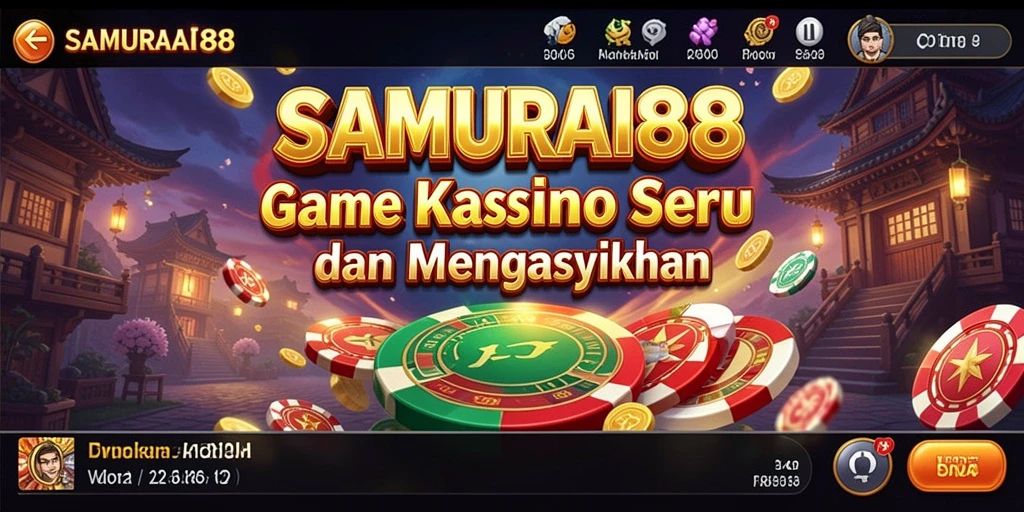 Tampilan luar biasa dari gameplay <strong>SAMURAI88</strong> yang memukau.