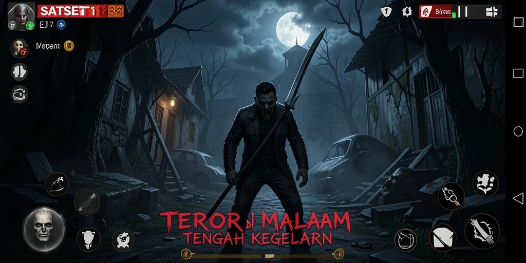Tangkapan layar dari gameplay menegangkan di SATSET138.