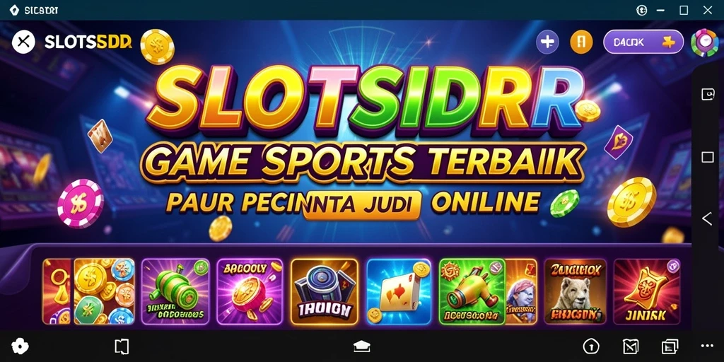 Tampilan gameplay seru di aplikasi SLOTSIDR dengan berbagai pilihan taruhan.