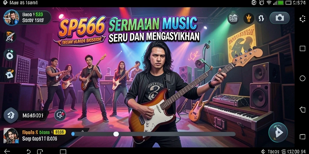 Tampilan gameplay SP666 yang menarik dan penuh warna.
