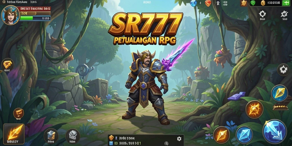 Tampilan gameplay menarik di dunia RPG SR777.