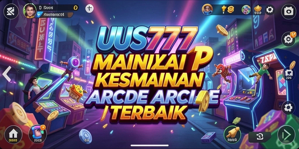 Tangkapan layar UUS777 menunjukkan aksi seru dalam permainan Arcade.